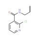 2-chloro-N-(prop-2-en-1-yl)pyridine-3-carboxamide (CAS 545372-93-8) - chemical structure image