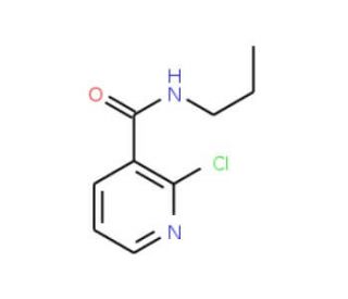 2-chloro-N-propylpyridine-3-carboxamide (CAS 52943-23-4) - chemical structure image