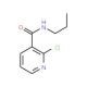 2-chloro-N-propylpyridine-3-carboxamide (CAS 52943-23-4) - chemical structure image