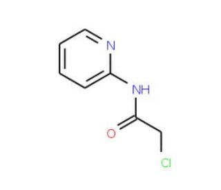 2-Chloro-N-pyridin-2-yl-acetamide (CAS 5221-37-4) - chemical structure image