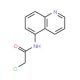 2-chloro-N-quinolin-5-ylacetamide (CAS 121221-08-7) - chemical structure image