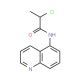 2-chloro-N-quinolin-5-ylpropanamide - chemical structure image