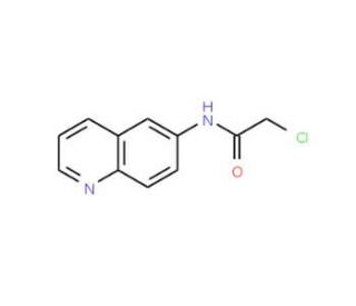2-Chloro-N-quinolin-6-yl-acetamide - chemical structure image