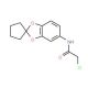 2-chloro-N-spiro[1,3-benzodioxole-2,1′-cyclopentan]-5-ylacetamide - chemical structure image