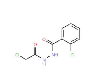 2-chloro-N&prime;-(chloroacetyl)benzohydrazide (CAS 52093-13-7) - chemical structure image