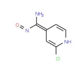 2-Chloro-N&prime;-hydroxy-4-pyridinecarboximidamide - chemical structure image