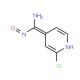 2-Chloro-N′-hydroxy-4-pyridinecarboximidamide - chemical structure image