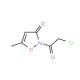 2-(chloroacetyl)-5-methylisoxazol-3(2H)-one (CAS 38100-64-0) - chemical structure image