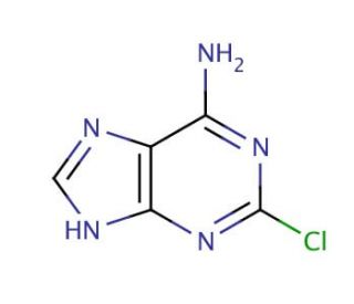 2-Chloroadenine (CAS 1839-18-5) - chemical structure image