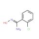 2-Chlorobenzamide oxime (CAS 56935-60-5) - chemical structure image