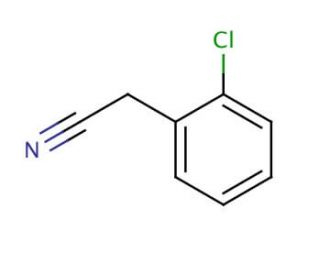2-Chlorobenzyl cyanide (CAS 2856-63-5) - chemical structure image