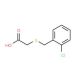 [(2-chlorobenzyl)thio]acetic acid (CAS 66516-65-2) - chemical structure image