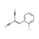 2-Chlorobenzylidenemalononitrile (CAS 2698-41-1) - chemical structure image