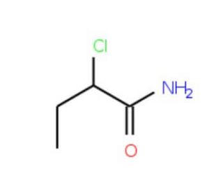 2-Chlorobutyramide (CAS 7462-73-9) - chemical structure image