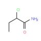 2-Chlorobutyramide (CAS 7462-73-9) - chemical structure image