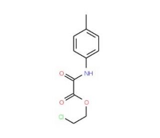 2-chloroethyl [(4-methylphenyl)amino](oxo)acetate - chemical structure image