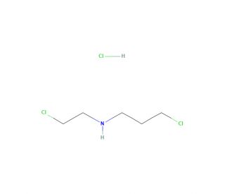 (2-Chloroethyl)(3-chloropropyl)amine Hydrochloride (CAS 78218-47-0) - chemical structure image