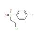 2-Chloroethyl 4-fluorophenyl sulfone (CAS 33330-46-0) - chemical structure image