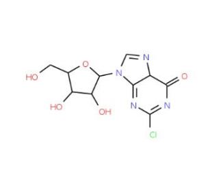 2-Chloroinosine (CAS 13276-43-2) - chemical structure image