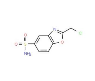 2-(Chloromethyl)-1,3-benzoxazole-5-sulfonamide (CAS 936074-39-4) - chemical structure image