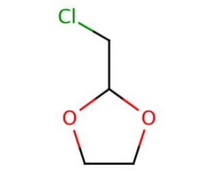 2-Chloromethyl-1,3-dioxolane (CAS 2568-30-1) - chemical structure image