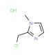 2-(chloromethyl)-1-methyl-1H-imidazole hydrochloride (CAS 78667-04-6) - chemical structure image