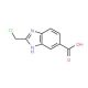 2-Chloromethyl-1H-benzoimidazole-5-carboxylic acid - chemical structure image