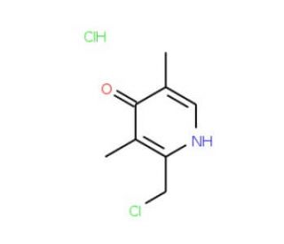 2-(Chloromethyl)-3,5-dimethylpyridin-4(1H)-onehydrochloride - chemical structure image