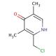 2-Chloromethyl-3,5-dimethylpyridin-4-ol - chemical structure image