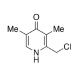 2-Chloromethyl-3,5-dimethylpyridin-4-one (CAS 1114596-75-6) - chemical structure image