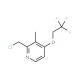 2-Chloromethyl-3-methyl-4-(2,2,2-trifluoro-ethoxy)-pyridine (CAS 128430-66-0) - chemical structure image