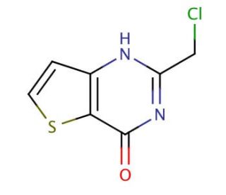 2-Chloromethyl-3H-thieno[3,2-d]pyrimidin-4-one (CAS 147005-91-2) - chemical structure image