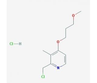 2-Chloromethyl-4-(3-methoxypropoxy)-3-methylpyridine Hydrochloride (CAS 153259-31-5) - chemical structure image