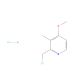 2-Chloromethyl-4-methoxy-3-methylpyridine Hydrochloride (CAS 124473-12-7) - chemical structure image