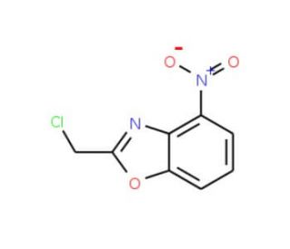 2-(Chloromethyl)-4-nitro-1,3-benzoxazole (CAS 143708-26-3) - chemical structure image