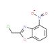 2-(Chloromethyl)-4-nitro-1,3-benzoxazole (CAS 143708-26-3) - chemical structure image
