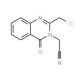 [2-(chloromethyl)-4-oxoquinazolin-3(4H)-yl]acetonitrile - chemical structure image