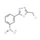 2-Chloromethyl-5-(3-nitro-phenyl)-[1,3,4]oxadiazole (CAS 63002-57-3) - chemical structure image