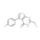 2-(chloromethyl)-5-(4-fluorophenyl)thieno[2,3-d]pyrimidin-4(3H)-one - chemical structure image
