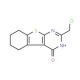 2-Chloromethyl-5,6,7,8-tetrahydro-3H-benzo[4,5]thieno[2,3-d]pyrimidin-4-one (CAS 89567-03-3) - chemical structure image
