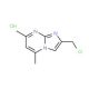 2-(chloromethyl)-5,7-dimethylimidazo[1,2-a]pyrimidine hydrochloride - chemical structure image
