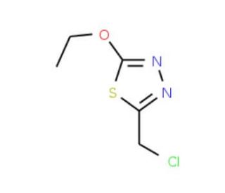 2-(chloromethyl)-5-ethoxy-1,3,4-thiadiazole - chemical structure image