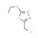 2-(chloromethyl)-5-ethoxy-1,3,4-thiadiazole - chemical structure image