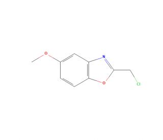 2-(Chloromethyl)-5-methoxy-1,3-benzoxazole (CAS 63842-21-7) - chemical structure image