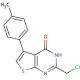 2-Chloromethyl-5-p-tolyl-3H-thieno[2,3-d]pyrimidin-4-one - chemical structure image