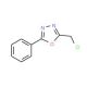 2-Chloromethyl-5-phenyl-[1,3,4]oxadiazole (CAS 33575-83-6) - chemical structure image