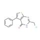 2-Chloromethyl-5-phenyl-3H-thieno[2,3-d]pyrimidin-4-one (CAS 89567-07-7) - chemical structure image