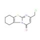 2-(chloromethyl)-6,7,8,9-tetrahydro-4H-pyrimido[2,1-b][1,3]benzothiazol-4-one - chemical structure image