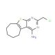 2-(chloromethyl)-6,7,8,9-tetrahydro-5H-cyclohepta[4,5]thieno[2,3-d]pyrimidin-4-amine - chemical structure image