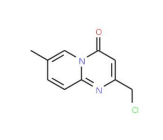 2-Chloromethyl-7-methyl-pyrido[1,2-a]pyrimidin-4-one (CAS 87591-79-5) - chemical structure image